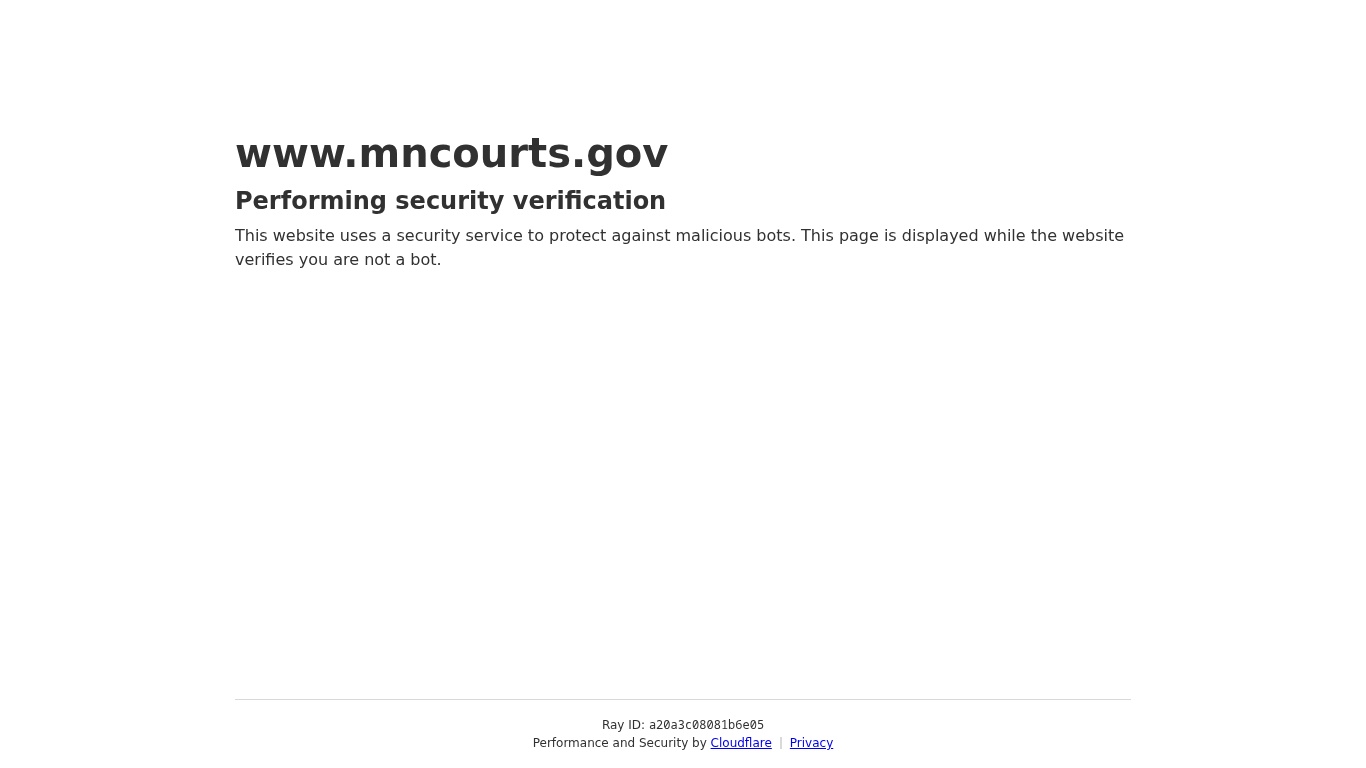 Minnesota Judicial Branch MNCIS